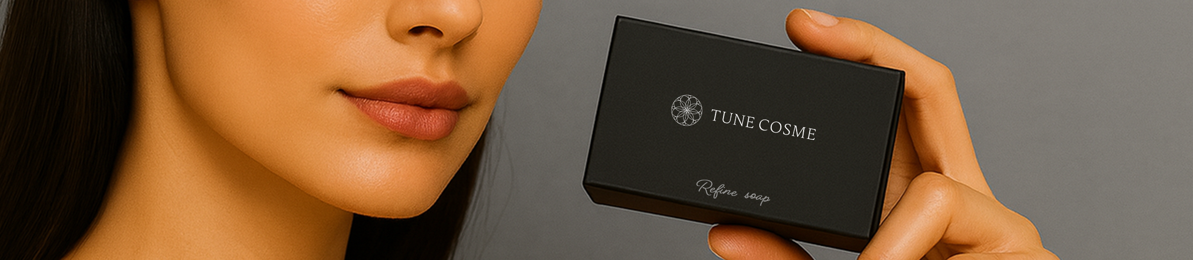 女性が黒いボックスを手に持っているイメージ