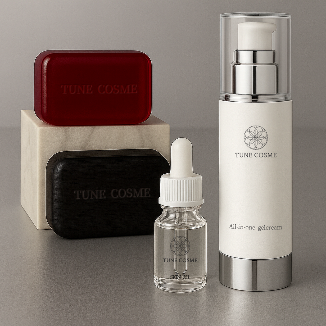 TUNE COSME 製品の集合写真